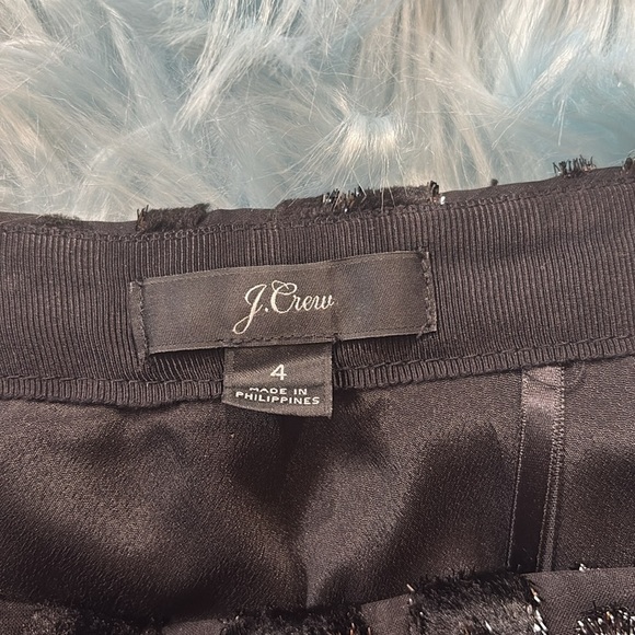 J. Crew Slip Skirt in Burnout Velvet Leopard sz 4 - Picture 8 of 11